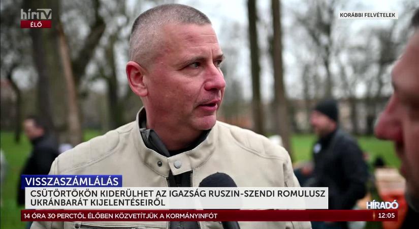 Közeleg az igazság órája, csütörtökön kivizsgálják Ruszin-Szendi Romulusz ukránbarát kijelentéseit  videó