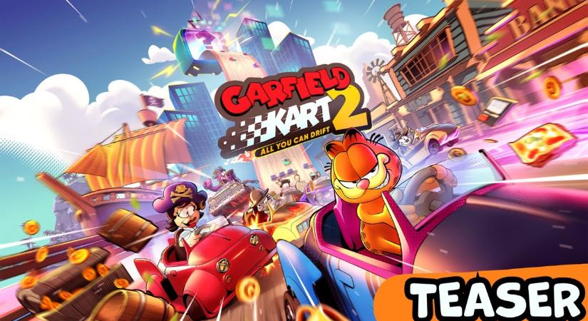 Bemutatkozott a Garfield Kart 2: All You Can Drift