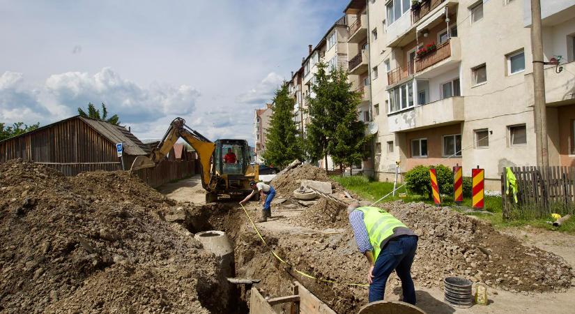 Bővítik a szennyvízhálózatot Gyergyószentmiklóson