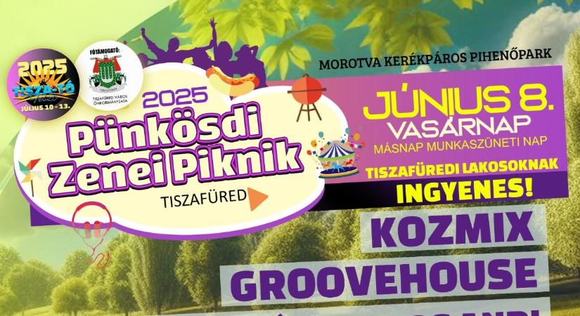 Indul a TISZAFÜREDI NYÁR: régiségvásár és Pünkösdi Zenei Piknik nyitja a szezont!
