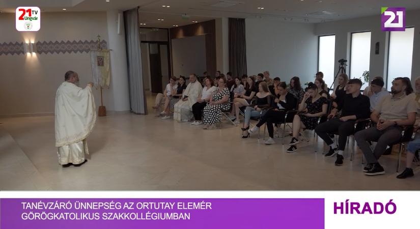 Tanévzáró ünnepség az Ortutay Elemér Görögkatolikus Szakkollégiumban (videó)