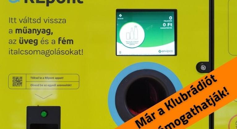 Már a Klubrádiót is támogathatja a RePontokon!