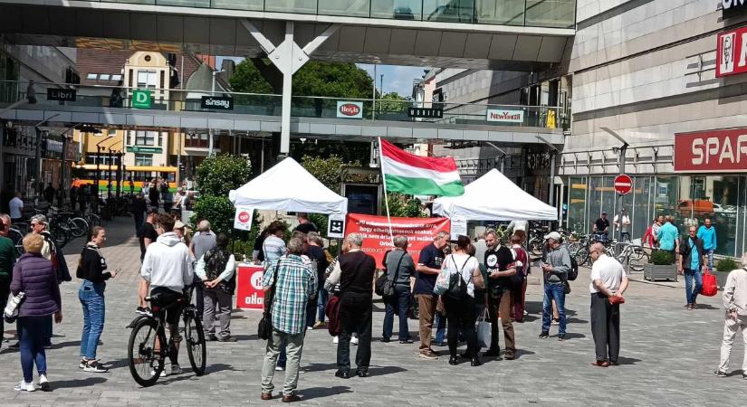 11 nap alatt 17 településen szervezett demonstrációt az aHang