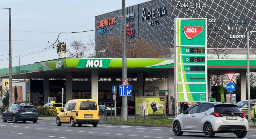Zuhant a Mol, de semmi gáz
