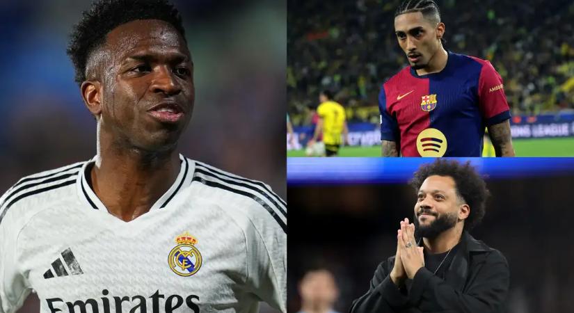 „Ő a legkomplettebb játékos” – Marcelo választott Vinícius és Raphinha között