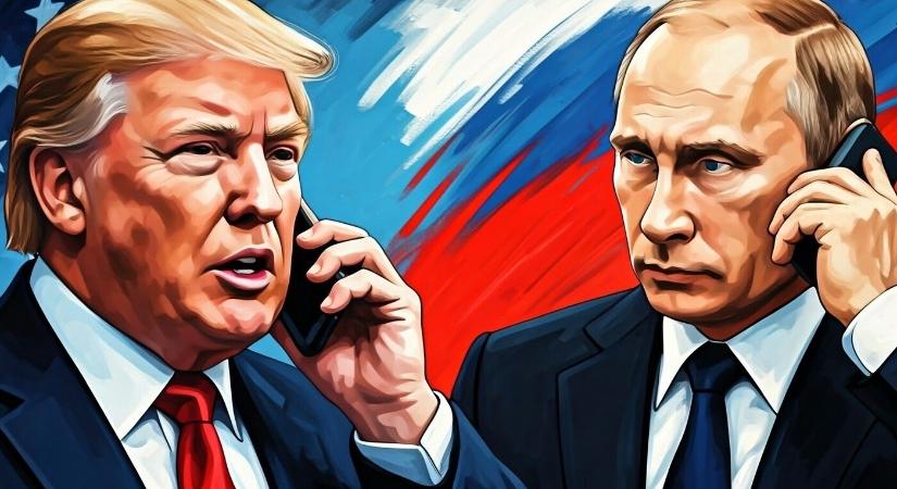 Nem lesz azonnali béke Ukrajnában, jelentette ki Trump Putyinnal folytatott telefonbeszélgetése után