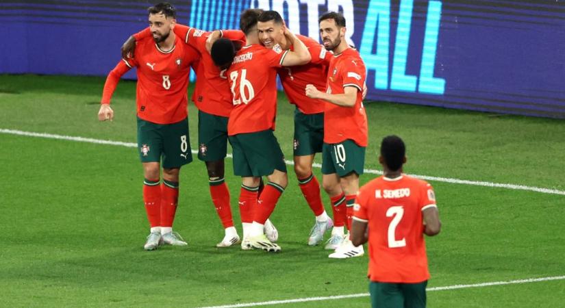 Cristiano Ronaldo a Nemzetek Ligája döntőjébe lőtte Portugáliát