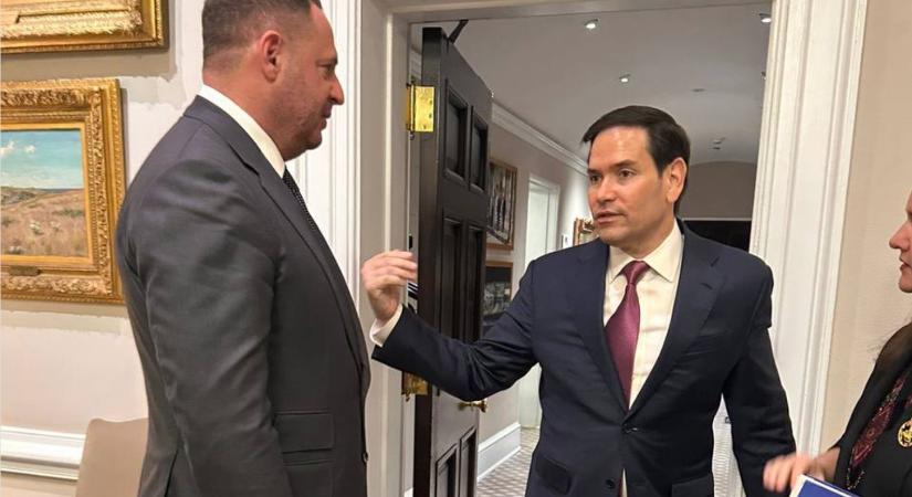 Jermak Rubióval tárgyalt Washingtonban