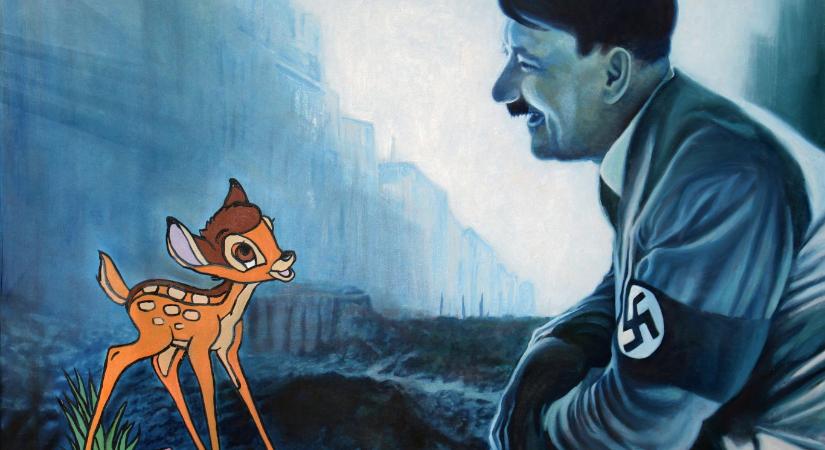Hitler, Bambi és az „átláthatósági” törvény dr Máriás új festményén