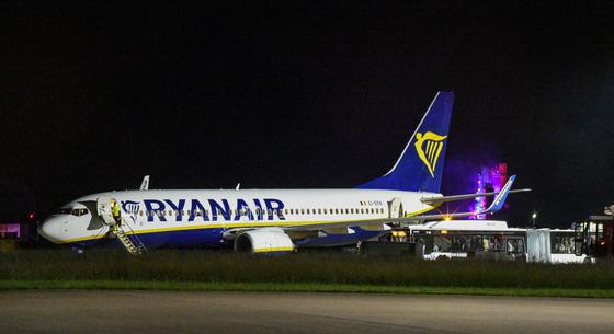 Kilencen sérültek meg turbulencia miatt a Ryanair egyik járatán