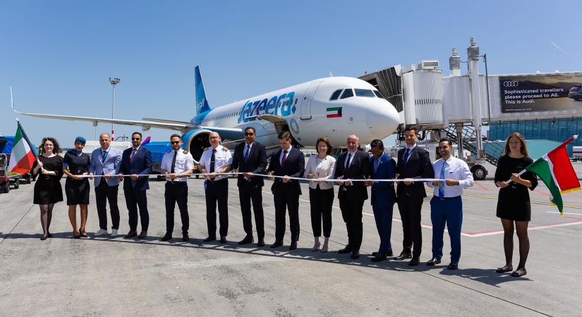 Megérkezett Budapestre a Jazeera Airways első járata Kuvaitból