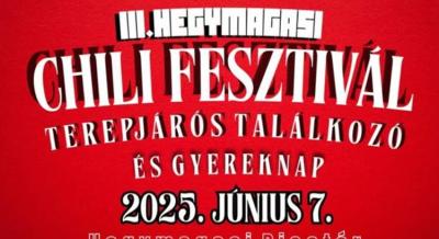 Hegymagasi Chili Fesztivál, 2025. június 7.