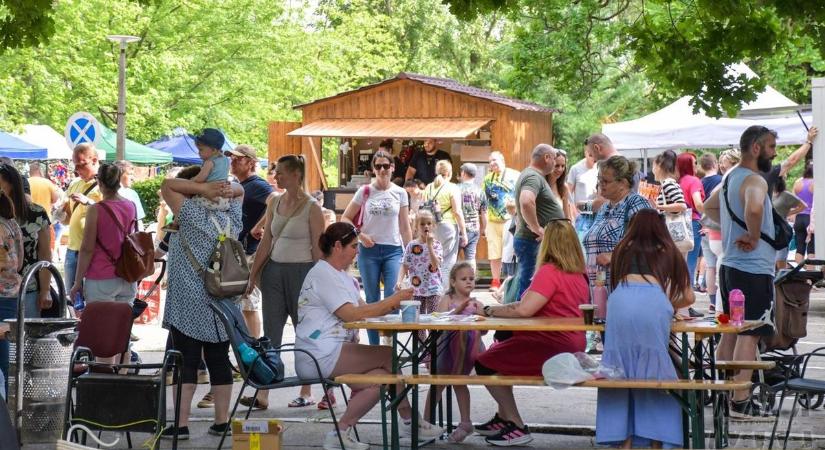 Váratlan vendég dobta fel a gyermeknapi zsibongást, rekordot döntöttek Martfűn