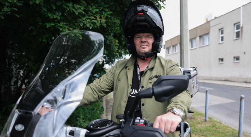 Bochkor Gáborék faggatták a világjáró győri motorost