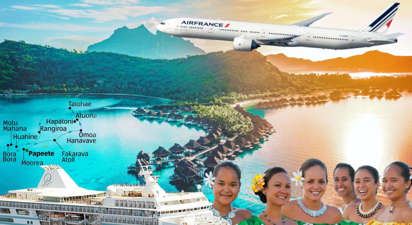 21 napos vezetett luxus utazás Francia Polinézia legszebb szigeteire (Moorea, Bora Bora, Fakarava)