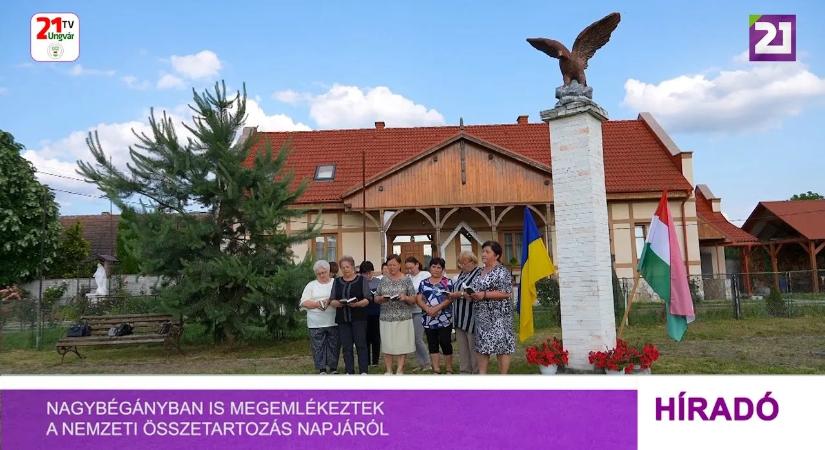 Nagybégányban is megemlékeztek a Nemzeti Összetartozás Napjáról (videó)