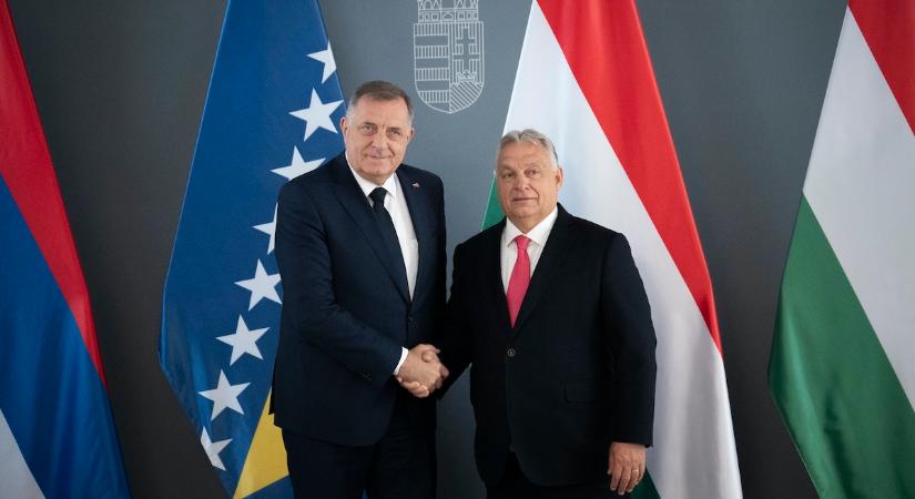 Orbán Viktor a boszniai Szerb Köztársaság elnökét fogadta