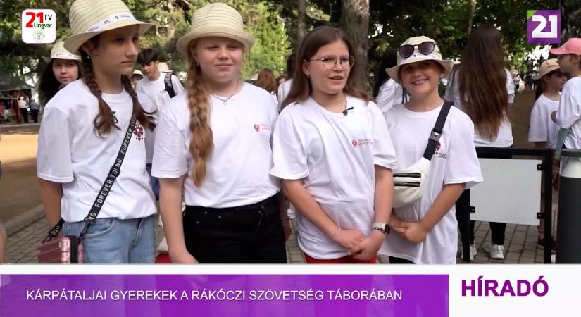 Kárpátaljai gyerekek a Rákóczi Szövetség táborában (videó)