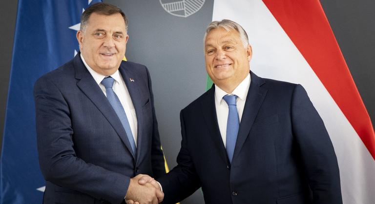 Orbán Viktor a Karmelitában fogadta Milorad Dodikot