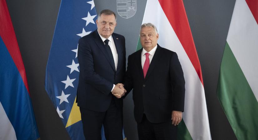 Orbán Viktor fogadta a boszniai Szerb Köztársaság elnökét