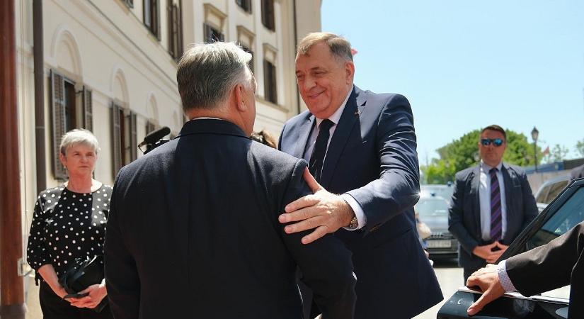 Erről tárgyalhatott ma Orbán Viktor Milorad Dodikkal a Karmelitában