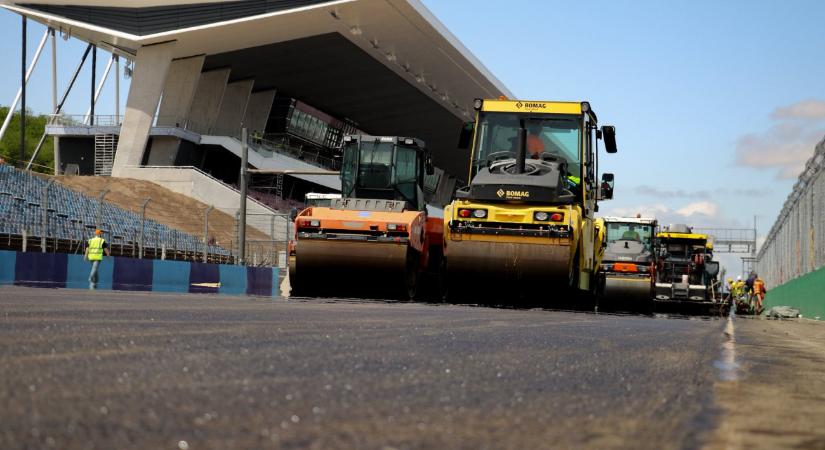 Újjávarázsolták a Hungaroring célegyenesét - képek