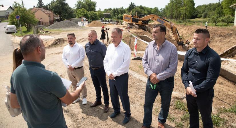 Többé nem árasztja el a házakat a zalaegerszegi patak