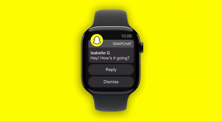 Apple Watchra is megjelent a Snapchat