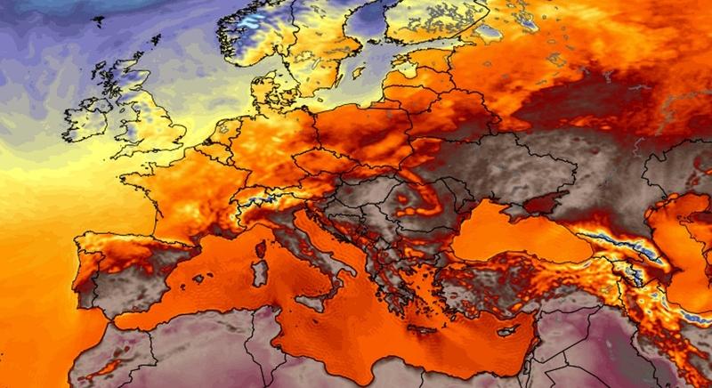 További utánpótlása van az afrikai eredetű meleg levegőnek