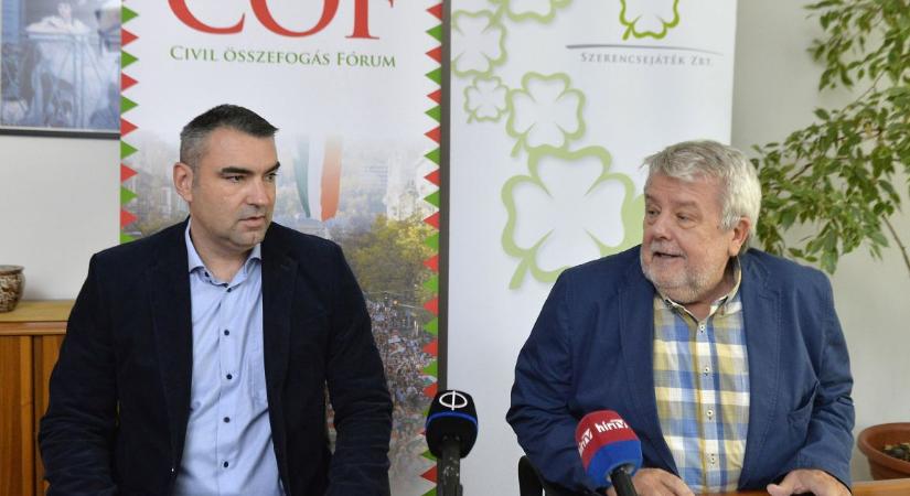 "A CÖF-nek adott 1,2 milliárd aligha csak civilektől jött be"