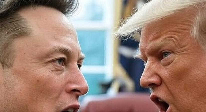 Összeveszett Donald Trump és Elon Musk - beszakadt a Tesla árfolyama