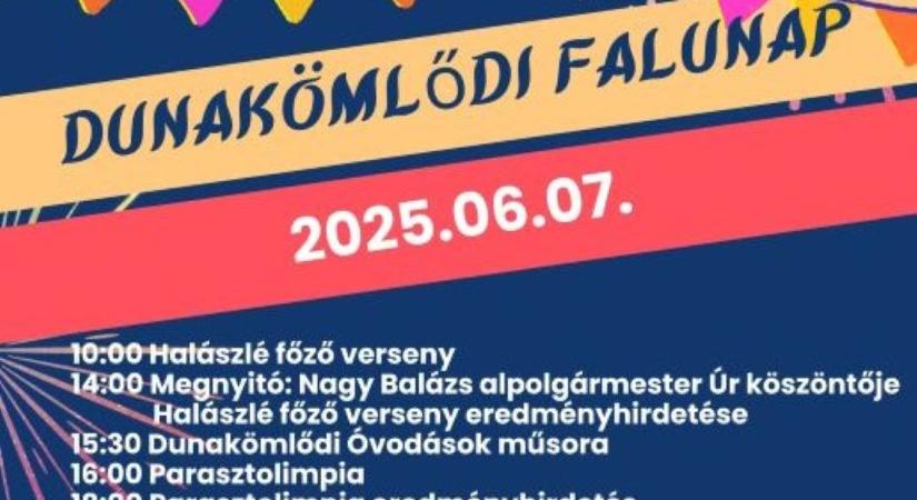 Falunapot tartanak Dunakömlődön