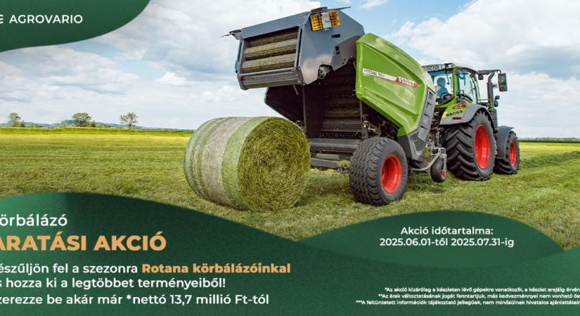 Most figyelj! Akciót hirdet az AXIÁL a Fendt körbálázókra!