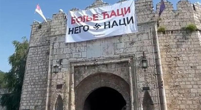 Kreni-Promeni: A haladó rezsim horogkeresztet tűzött ki a niši vár falára