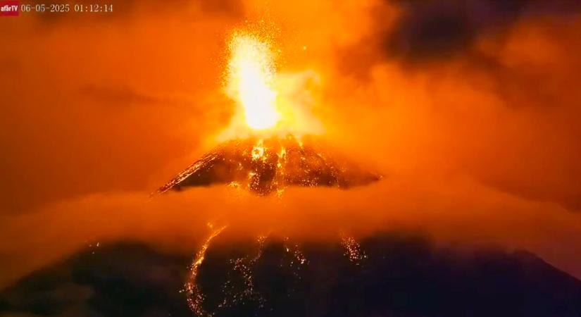 Forrong a vulkán: tömeges evakuálások a Fuego közelében (Videó!)