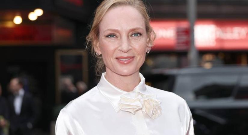 Íme Uma Thurman 12 éves lánya: Luna gyönyörű édesanyja oldalán