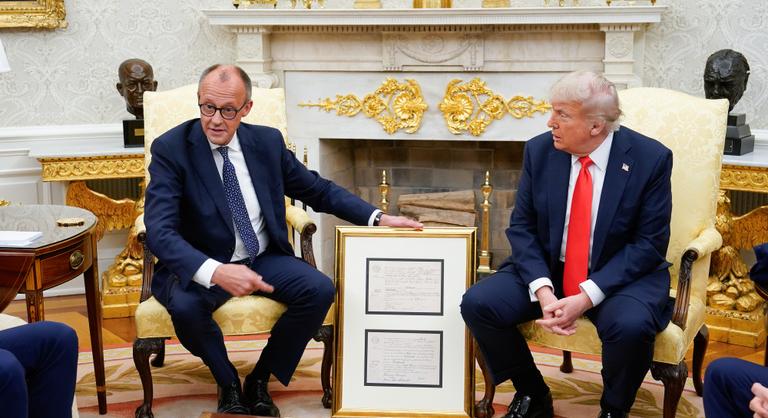 Meglepő kijelentést tett Donald Trump Németország kancellárjának