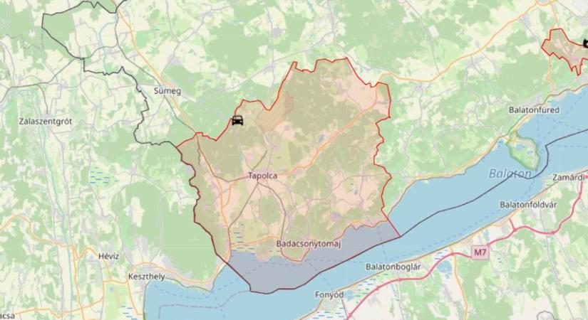 Motorosbaleset történt Tapolcánál