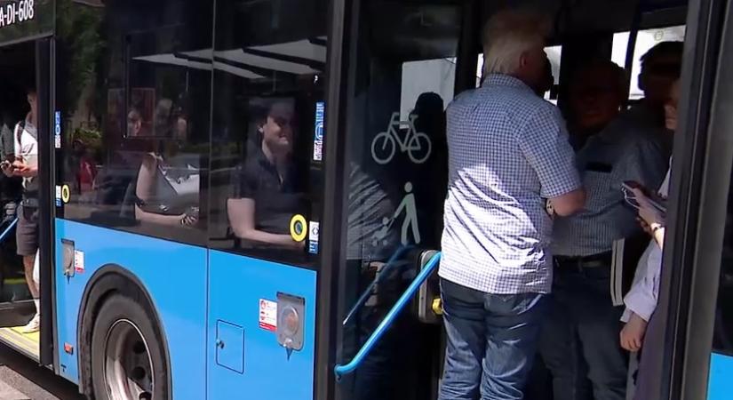 10 percig teljesen leálltak a BKK-járatai  videó
