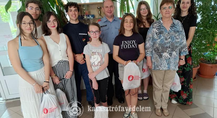Békés vármegyei diákok sikerei a tűzmegelőzési pályázaton