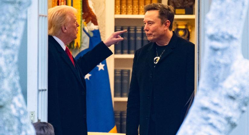 A Fehér Ház próbál közvetíteni próbál az egymással összeveszett Trump és Musk között