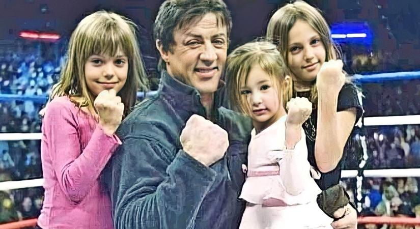 Hihetetlen dögös nővé érett Sylvester Stallone mindhárom lánya (Fotók!)