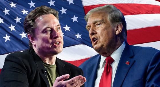 Néhány óra alatt dollármilliárdokat vesztett az egymás ellen forduló Donald Trump és Elon Musk