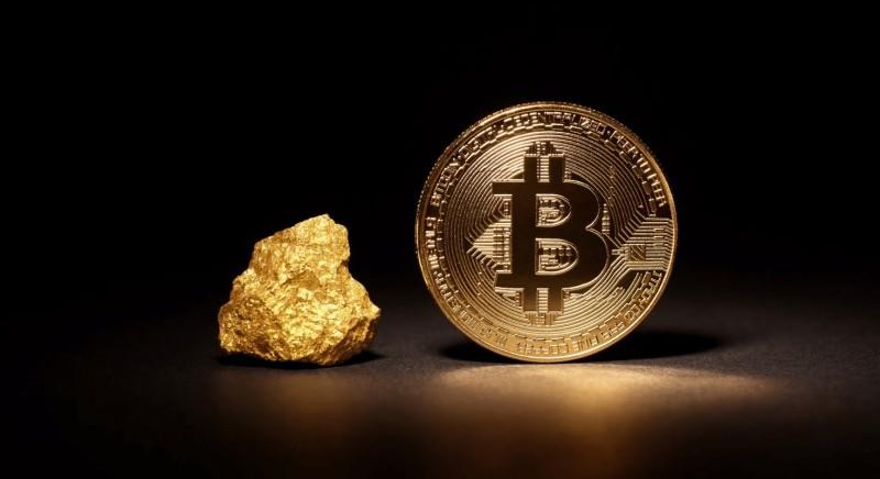 Egy történelmi határt lépett át a bitcoin az arannyal szemben