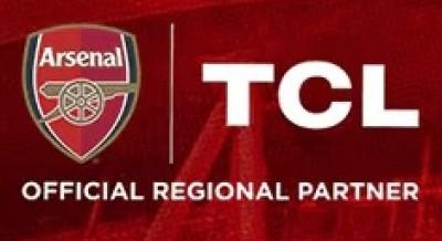 A TCL az Arsenal hivatalos globális szórakoztatóelektronikai partnere lesz