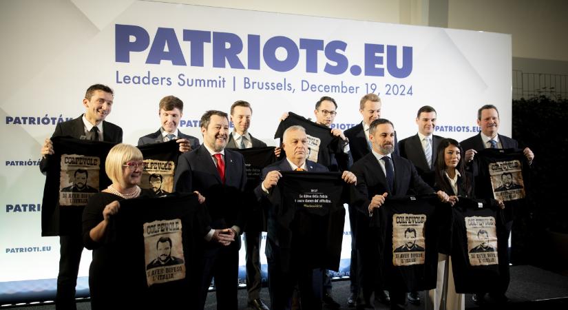 Orbán Viktor beszédet mond a Patrióták nagygyűlésén hétfőn