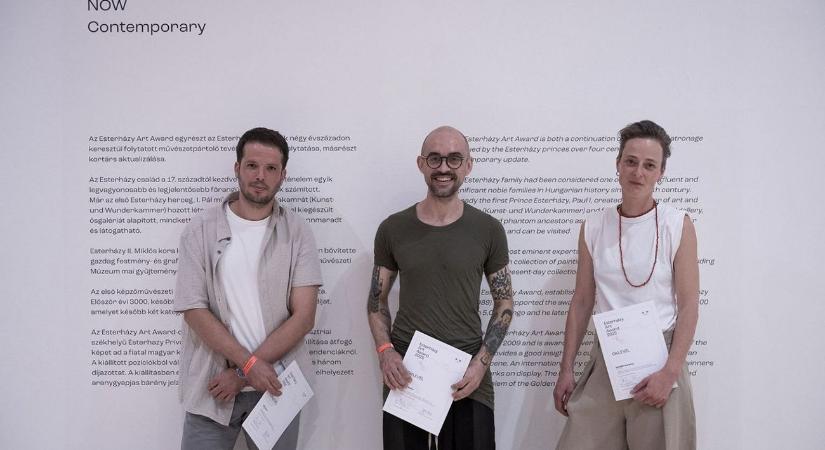 Ők hárman kapták a 2025-ös Esterházy Art Award 5000 eurós díjait