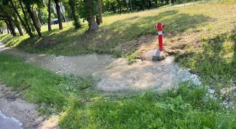 Ömlik az ivóvíz Miskolctapolcán, de nem jó helyre - videó