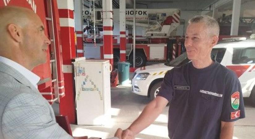Harminc év szolgálat a tűzoltóságon