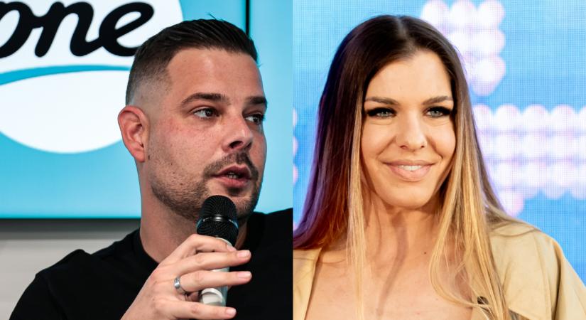 Kiss Ádám szívkórházba került, Dér Heni a férje hátán csüngött